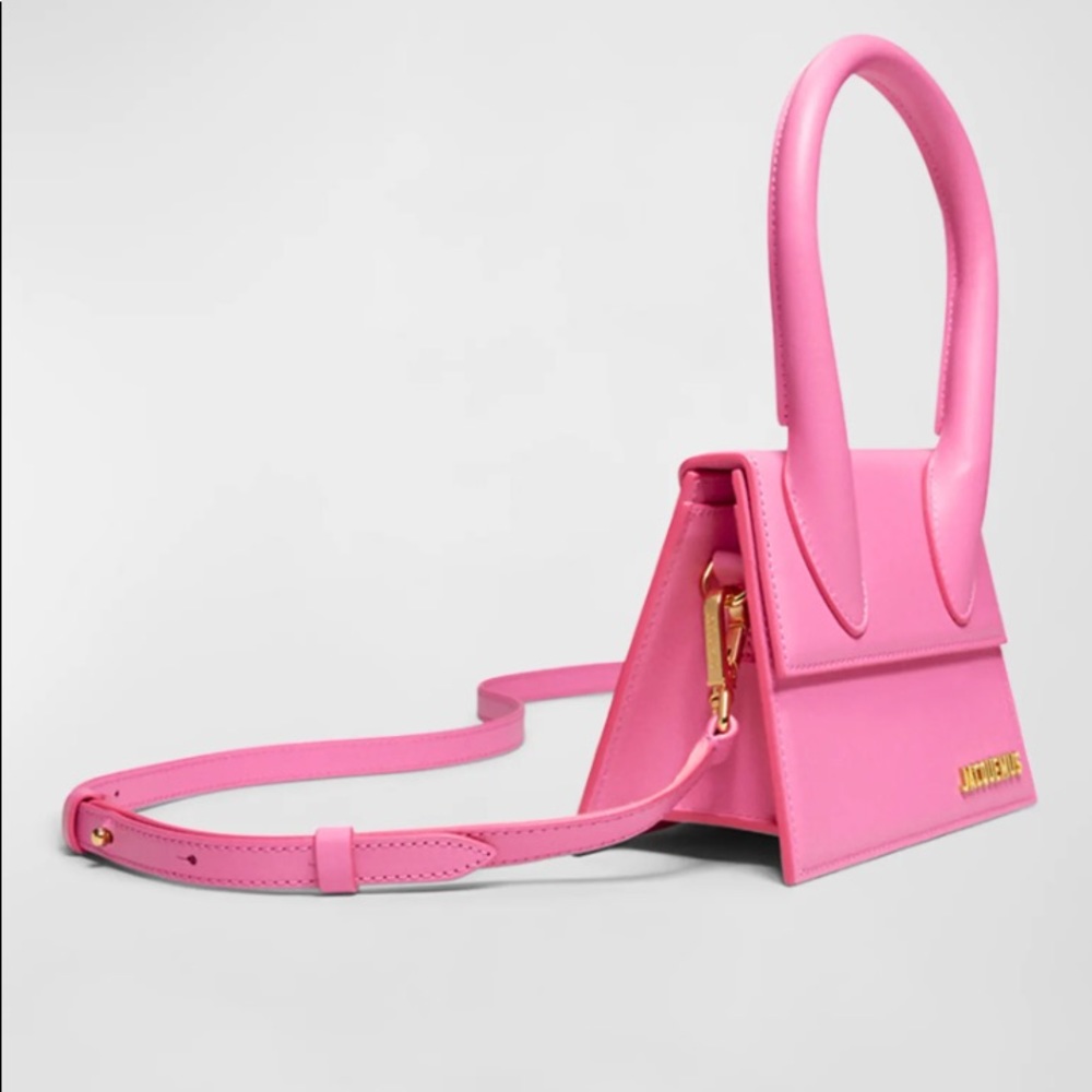 Jacquemus Le Chiquito Logo Lettering Mini Tote Bag